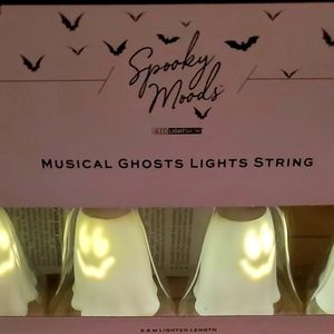 Gemmy / Spooky Moods Musical Ghosts Lights String